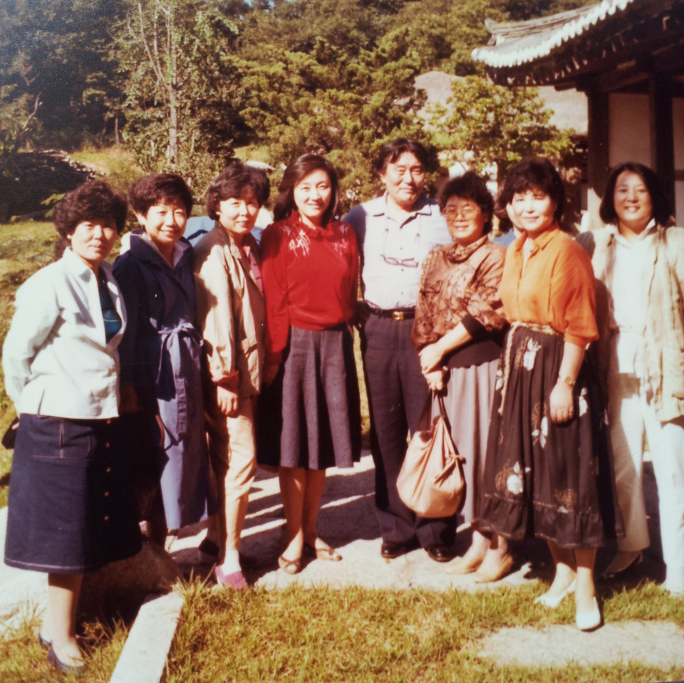 1985~86년, 전명자회장 임기 시 가을 스케치여행, 권옥연작가 별장